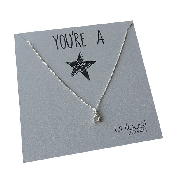 Cadena Mini Star Plata - Unicus Joyas